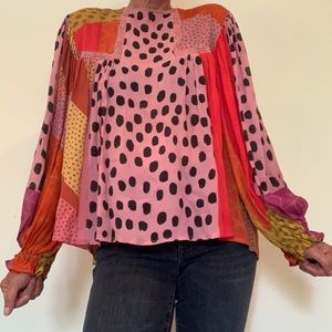 Bl-nk Printed Blouse